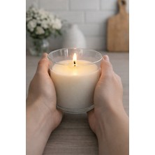 Lumus Candle Lavanta Kokulu Dekoratif Cam Mum 9x8 cm