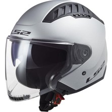 Ls2 Copter 2 Mat Gri Kask