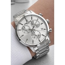 Daniel Klein Erkek Kol Saati 30 Metre Suya Dayanıklı Çelik Kordon + Bileklik Hediyeli VS.BLKT.0816