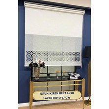 Volper Mekanik VP1020 Çift Mekanizmalı Lazer Kesim Tül ve Stor Perde (Kırık Beyaz)