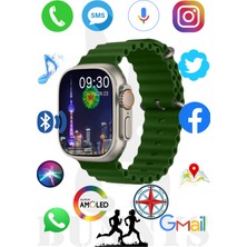 Normadia Akıllı Saat Hk8 Pro Max Amoled Ekran 49MM Uyumlu Galaxy S21 ile Kullanılır