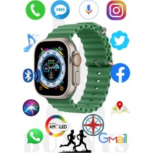 Normadia Redmi 10X Uyumlu 49MM Akıllı Saat, Amoled Ekran, Hk8 Pro Max