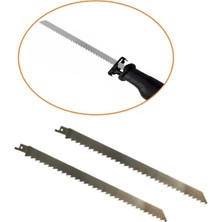 PremiumPort Çift Tilki Kuyruğu Testeresi, Ahşap, Plastik ve Kemik Kesim Ucu, 300MM