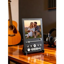 Spotify Temalı 3D Baskı Resim Çerçevesi – Kişiye Özel Dekoratif Masa Üstü Fotoğraf Çerçeve