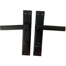 K&A Adil Riva Mat Siyah Wc Kapı Kolu