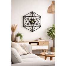 Mee Wall Art Sarkaçlı Metal Duvar Saati | 2 mm Metal Sac Elektrostatik Fırın Boyalı Modern Dekoratif Saat
