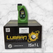 Lubran Yeşil Atf Amatisör Hidrolik Direksiyon Yağı 1 Lt x 15 Adet