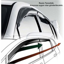 Sunplex Peugeot Rifter Cam Rüzgarlığı Marka Mugen 2'li