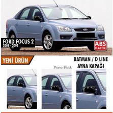 Tuning Vadisi Ford Focus 2 Batman Yarasa Ayna Kapağı Piano Black / 2004-2008 Arası Uyumlu