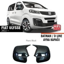 Tuning Vadisi Fiat Ulysse Batman Yarasa Ayna Kapağı Piano Black / 2022 Sonrası