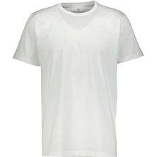 Çift Kaplan Erkek %100 Pamuklu Süprem Bisiklet Yaka Rahat Terletmez T-Shirt