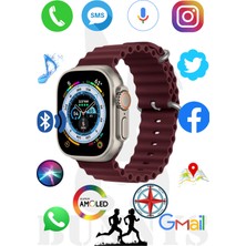 Normadia Uyumlu Akıllı Saat 8 Ultra 49MM Amoled Ekran Için Güçlü ve Şık Tasarım