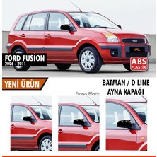 Tuning Vadisi Ford Fusion Yarasa Ayna Kapağı Abs Plastik Batman Piano Black Batman Ayna
