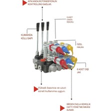 Mgk Üç Kollu 6 Çıkışlı Rekorlu Kumanda Kolu Takım