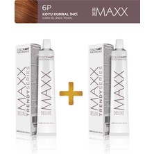 Maxx Deluxe 2'li Trendy Series Tüp Boya 60 ml 6P Koyu Kumral İnci