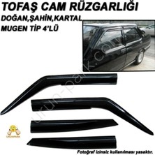 Sunplex Tofaş Cam Rüzgarlığı - Parlak Siyah