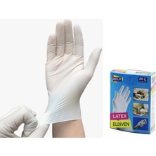 Pazarcan Eldiven Latex Eldiven Muayene Eldiveni M/l