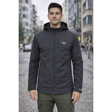 Pengora Erkek Softshell Mont Su Geçirmez Sök Tak Kapüşonlu Içi Polarlı