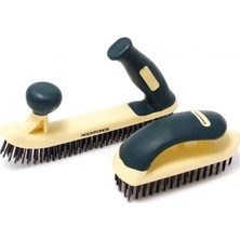 Rockforce RF-34013412 Yumuşak Saplı Tel Fırça Seti 2 Parça
