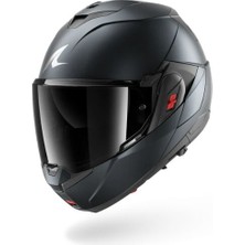 Shark Oxo Dark Shadow Mat Çene Açılır Kask