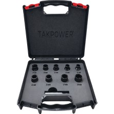 Takpower 1/2 Twist Lokma Seti Hasarlı Cıvata ve Somun Sökme 9 Parça