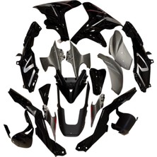 Cf Moto SR250 Grenaj Seti Siyah (Stickerlı)