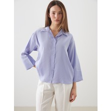 Lc Waikiki Yeni Sezon Modal Karışımlı Oversize Kadın Gömlek