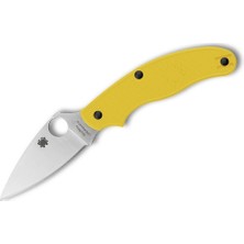 Spyderco Uk Penknife Salt Yellow Lightweigt Cpm Magnacut Leaf Plainedge Çakı