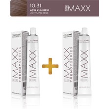 Maxx Deluxe 2'li Trendy Series Tüp Boya 60 ml 10.31 Açık Kum Beji