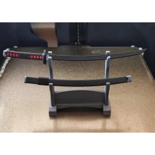 Titrek Toys 18 cm Demon Slayer Tanjiro Kamado Mini Katana Seti - Hediye Standlı