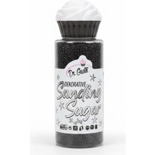 Dr. Gusto Siyah Sanding Şeker 100 gr – Pasta, Kurabiye ve Tatlı Süsleme Için