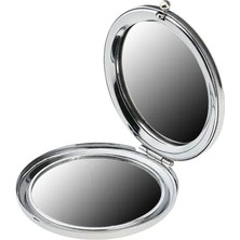 Sesengo Promosyon Yuvarlak Cep Aynası Gümüş Renk