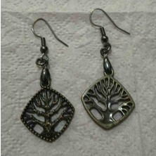 C-Max Gümüş Kaplama Küpe