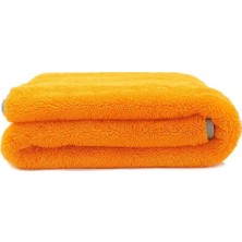 Klin Klın Drying Zero Hd Plus Mikrofiber Kurulama Havlusu 950 Gsm Uzun Tüylü (Turuncu) - 90X70 cm