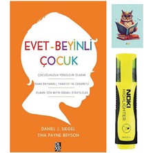 Evet Beyinli Çocuk-Daniel J. Siegel-Diyojen Yayıncılık-Sarı Fosforlu Kalem-Not Defteri Seti