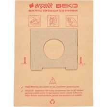 Bosphorus Elektrikli Süpürge Için Astarlı Kağıt Toz Torbası 3 Adet