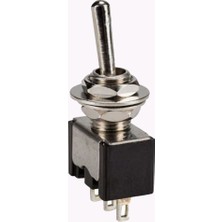 Efor Telekom 3 Ayak Toggle Switch Anahtar On-Off IC-139 Mts-1 Siyah 1 Adet