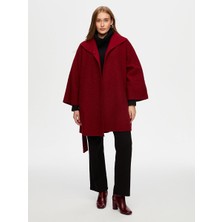 Faik Sönmez Kuşaklı Astarsız Hafif Kaban W26KBN003