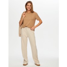 Faik Sönmez Fleto Cep Detaylı Wide Leg Fit Eşofman Alt W26ESA009