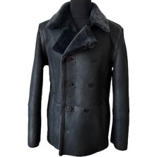 Asus Deri - Cortino Brisa -  Hakiki Koyun Derisi Erkek Kaban