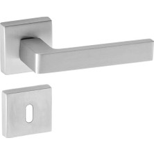 Eymen Yapı Hira Konak Safari Kare Rozetli Kapı Kolu Saten Oda