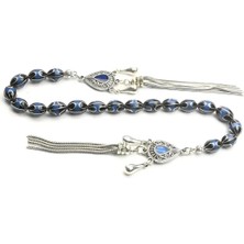 Blackcraft Mavi Galalith ve Oltu Zaza Tespih