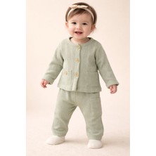 Butik Kız Bebek %100 Pamuklu Alt - Üst 2'li Takım