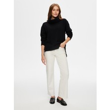 Faik Sönmez Degaje Yaka Triko Bluz W26TRB006