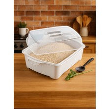 Nesto Home Çok Amaçlı Süzgeçli  Saklama Kabı