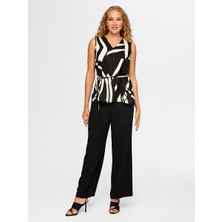 Faik Sönmez Monochrome Desen V Yaka Atlet W26ATL012