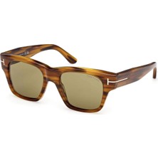 Tom Ford Caıne-02 (FT1280) 53 | Unisex Kahverengi Güneş Gözlüğü