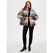 Faik Sönmez Degrade Suni Kürk Kaban W26KBN017