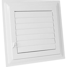 Canowe 45X45 cm Beyaz Plastik Banyo Menfezi