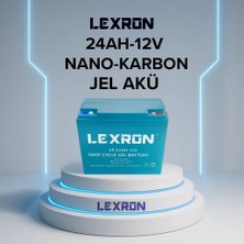 Lexron 24AH 12V Nano-Karbon Jel Akü